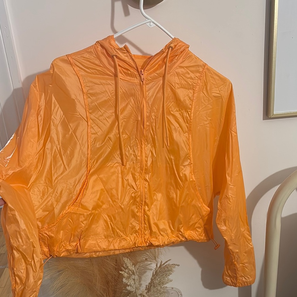 Alo orange Hooded Women's wind breaker